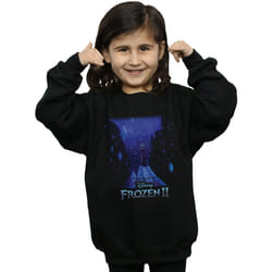 Disney - Sweat FROZEN - Fille (Noir)