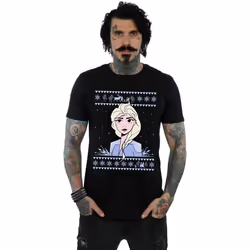 Disney - T-shirt FROZEN - Homme (Noir)
