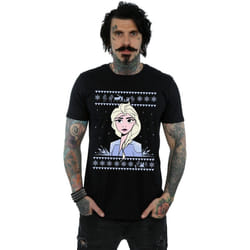 Disney - T-shirt FROZEN - Homme (Noir)