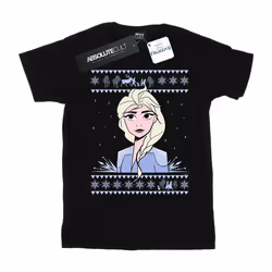 Disney - T-shirt FROZEN - Fille (Noir)
