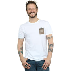 Star Wars - T-shirt THE MANDALORIAN PRECIOUS CARGO - Homme (Blanc)
