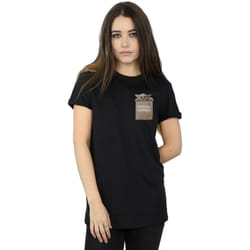 Star Wars - T-shirt THE MANDALORIAN PRECIOUS CARGO - Femme (Noir)