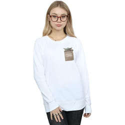 Star Wars - Sweat THE MANDALORIAN PRECIOUS CARGO - Femme (Blanc)