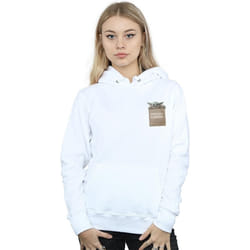 Star Wars - Sweat à capuche THE MANDALORIAN PRECIOUS CARGO - Femme (Blanc)