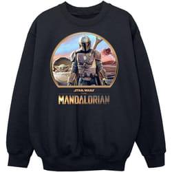 Star Wars - Sweat THE MANDALORIAN AND THE CHILD - Garçon (Noir)