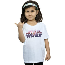 Star Wars - T-shirt THE MANDALORIAN THE CHILD - Fille (Blanc)