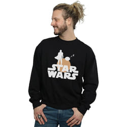 Star Wars - Sweat THE MANDALORIAN AND THE CHILD - Homme (Noir)