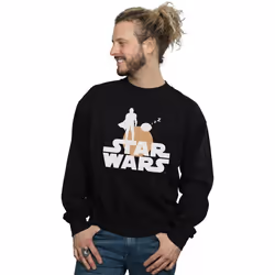 Star Wars - Sweat THE MANDALORIAN AND THE CHILD - Homme (Noir)