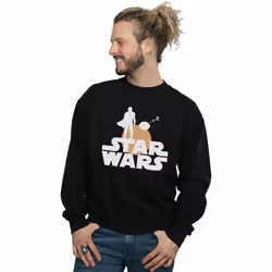 Star Wars - Sweat THE MANDALORIAN AND THE CHILD - Homme (Noir)