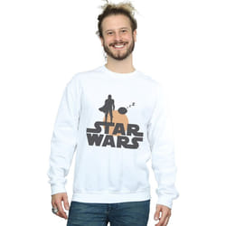 Star Wars - Sweat THE MANDALORIAN AND THE CHILD - Homme (Blanc)