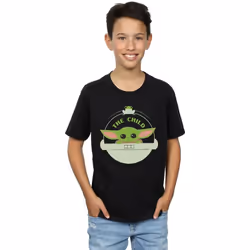 Star Wars - T-shirt THE MANDALORIAN THE CHILD - Garçon (Noir)