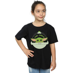 Star Wars - T-shirt THE MANDALORIAN THE CHILD - Fille (Noir)