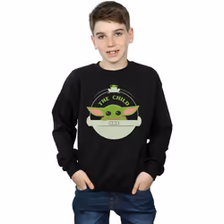 Star Wars - Sweat THE MANDALORIAN THE CHILD - Garçon (Noir)