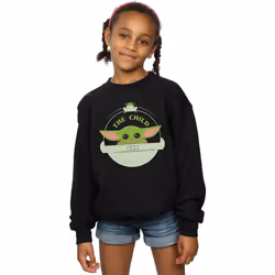 Star Wars - Sweat THE MANDALORIAN THE CHILD - Fille (Noir)