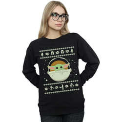 Star Wars - Sweat THE MANDALORIAN THE CHILD - Femme (Noir)