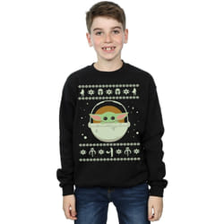 Star Wars - Sweat THE MANDALORIAN THE CHILD - Garçon (Noir)