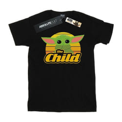 Star Wars - T-shirt THE MANDALORIAN THE CHILD - Homme (Noir)