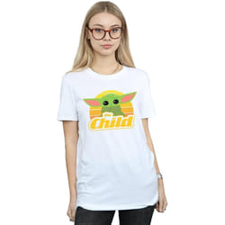 Star Wars - T-shirt THE MANDALORIAN THE CHILD - Femme (Blanc)