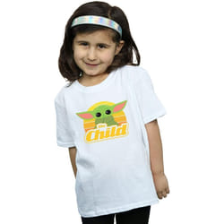 Star Wars - T-shirt THE MANDALORIAN THE CHILD - Fille (Blanc)