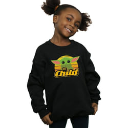 Star Wars - Sweat THE MANDALORIAN THE CHILD - Fille (Noir)