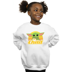 Star Wars - Sweat THE MANDALORIAN THE CHILD - Fille (Blanc)