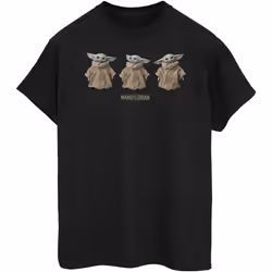 Star Wars - T-shirt THE MANDALORIAN THE CHILD - Femme (Noir)
