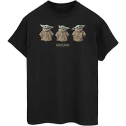 Star Wars - T-shirt THE MANDALORIAN THE CHILD - Femme (Noir)