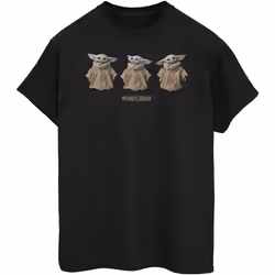 Star Wars - T-shirt THE MANDALORIAN THE CHILD - Femme (Noir)