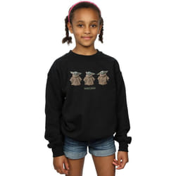 Star Wars - Sweat THE MANDALORIAN THE CHILD - Fille (Noir)