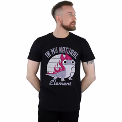 Disney - T-shirt FROZEN - Homme (Noir)