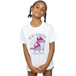 Disney - T-shirt FROZEN - Fille (Blanc)