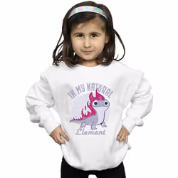 Disney - Sweat FROZEN - Fille (Blanc)