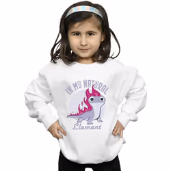 Disney - Sweat FROZEN - Fille (Blanc)