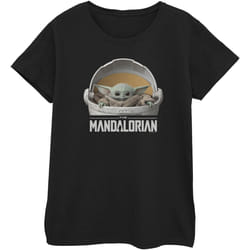 Star Wars - T-shirt THE MANDALORIAN THE CHILD - Femme (Noir)