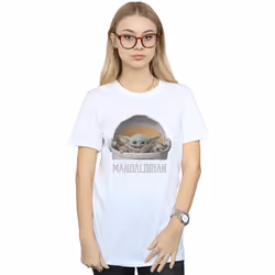 Star Wars - T-shirt THE MANDALORIAN THE CHILD - Femme (Blanc)