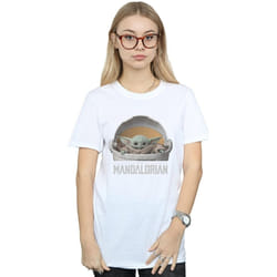 Star Wars - T-shirt THE MANDALORIAN THE CHILD - Femme (Blanc)