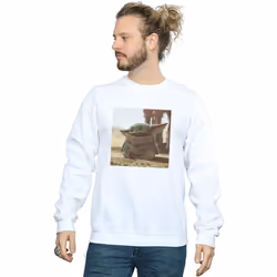Star Wars - Sweat THE MANDALORIAN THE CHILD - Homme (Blanc)