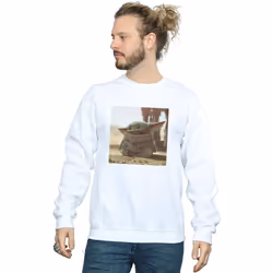 Star Wars - Sweat THE MANDALORIAN THE CHILD - Homme (Blanc)