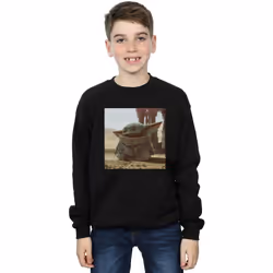 Star Wars - Sweat THE MANDALORIAN THE CHILD - Garçon (Noir)