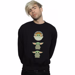 Star Wars - Sweat THE MANDALORIAN THE CHILD - Homme (Noir)