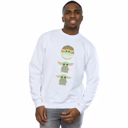 Star Wars - Sweat THE MANDALORIAN THE CHILD - Homme (Blanc)