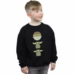 Star Wars - Sweat THE MANDALORIAN THE CHILD - Garçon (Noir)