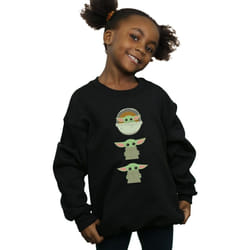 Star Wars - Sweat THE MANDALORIAN THE CHILD - Fille (Noir)