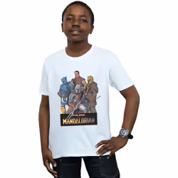 Star Wars - T-shirt THE MANDALORIAN - Garçon (Blanc)