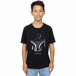 Star Wars - T-shirt THE MANDALORIAN - Garçon (Noir)