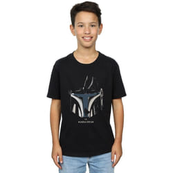 Star Wars - T-shirt THE MANDALORIAN - Garçon (Noir)