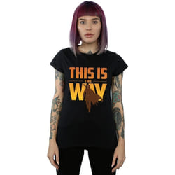 Star Wars - T-shirt THE MANDALORIAN THIS IS THE WAY - Femme (Noir)