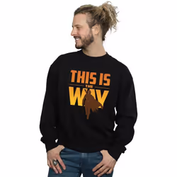 Star Wars - Sweat THE MANDALORIAN THIS IS THE WAY - Homme (Noir)