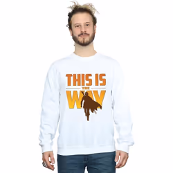 Star Wars - Sweat THE MANDALORIAN THIS IS THE WAY - Homme (Blanc)