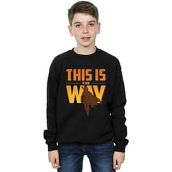 Star Wars - Sweat THE MANDALORIAN THIS IS THE WAY - Garçon (Noir)